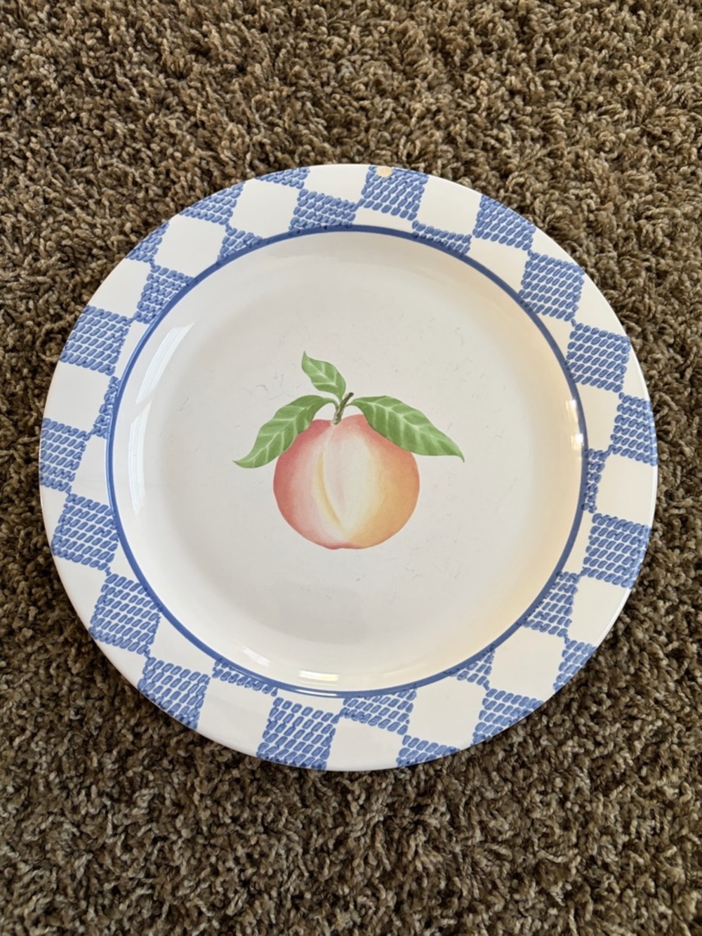 Pfaltzgraff Hopscotch Plates 10.5” - Peach